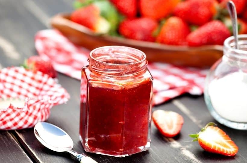 strawberry jam canning